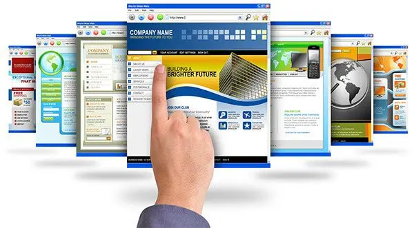 Sitios que simbolizan páginas web en línea Imagen que hace mencion al diseño de paginas web en disenearte